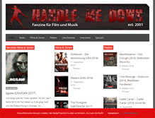 Tablet Screenshot of handlemedown.de